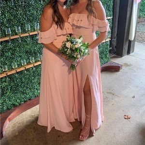 Emma ruffle maxi dress